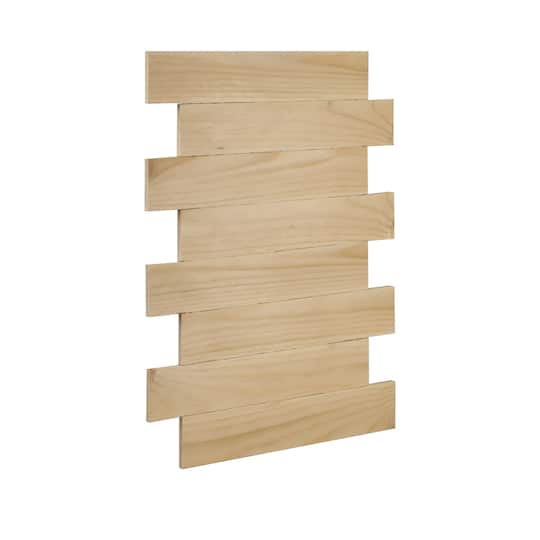 Good Wood by Leisure Arts 16.5&#x22; Offset Pallet Panel